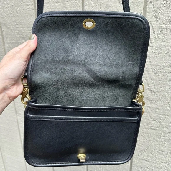 Coach Vintage Pocket Purse Bag 9755 black - Picture 8 of 12